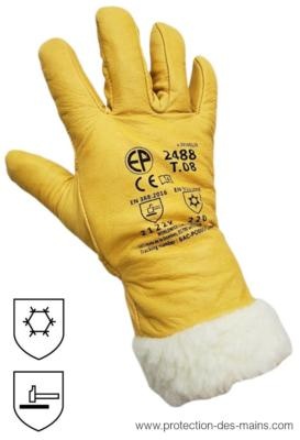 Gants anti-froid special manutention EUROWINTER L20 -20°C / 0°F