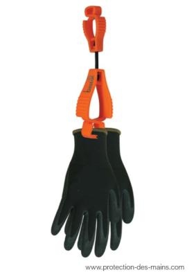 Clips de gants (3 pièces) Porte-gants Bâche de pompiers Clip Grabber Holder  Glove Guard Sécurise les gants de travail, les gants de protection, les  gants de travail contre la perte (o