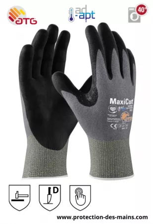 Gants ATG Maxicut 52-4745D - Anti coupure niveau D (la paire) 