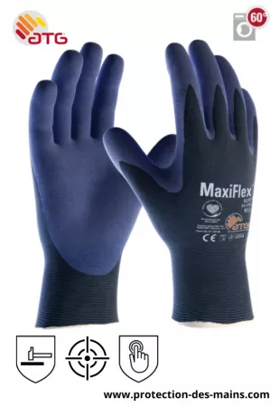 Gants ATG MaxiFlex Elite 34-274 - Haute précision (la paire) 