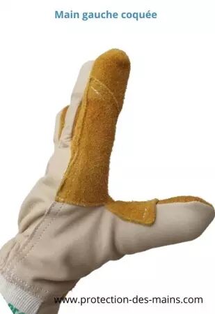 Gants de taille pour sécateur électrique - Protection sur main gauche (la paire)