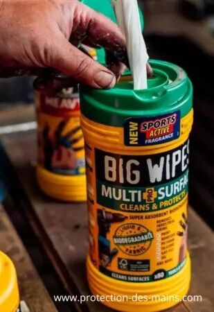 Lingettes biodégradables Big Wipes Multi surface Pro Plus  (80 lingettes) 